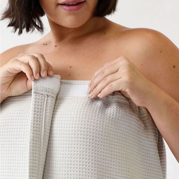 Cozy Earth Waffle Bath Wrap XL/XXL - Picture 3 of 12